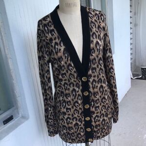 Tory Burch animal print sweater